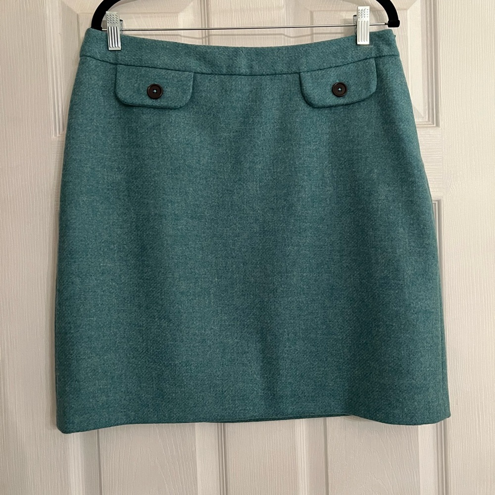 Light blue wool Biden skirt 16L